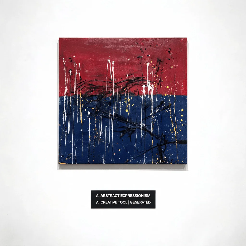 Create Abstract Expressionist Painting — Plate II