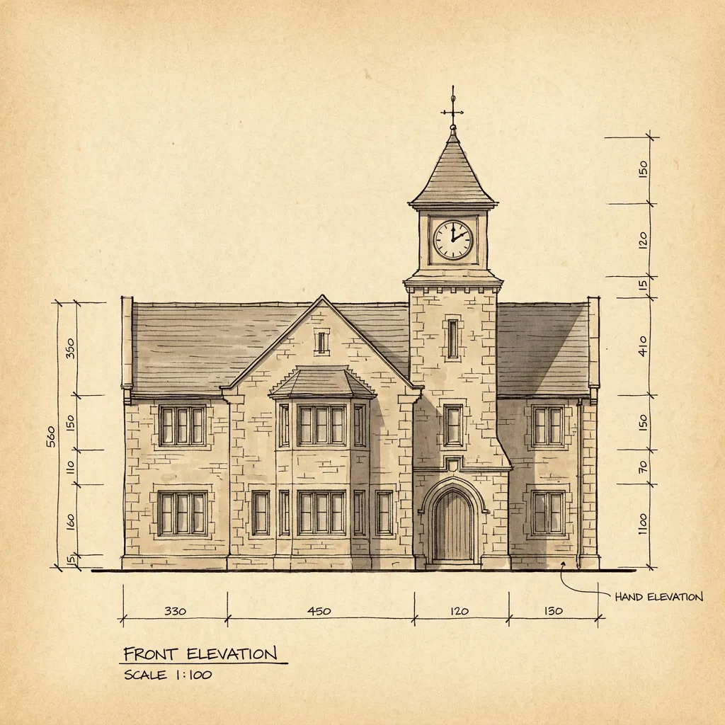 Create Architectural Sketch — Plate II