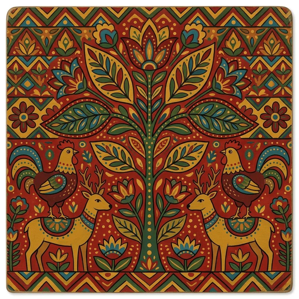 Create Folk Art Image — Plate II