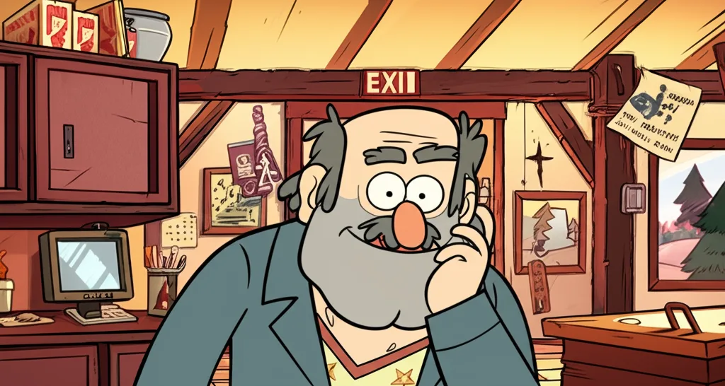Create Gravity Falls Style Image — Plate II