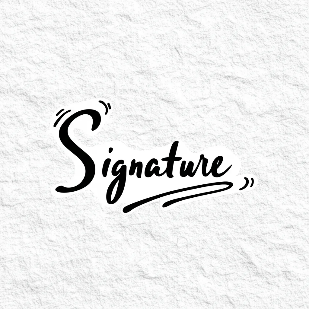 Create Your Digital Handwritten Signature — Plate II