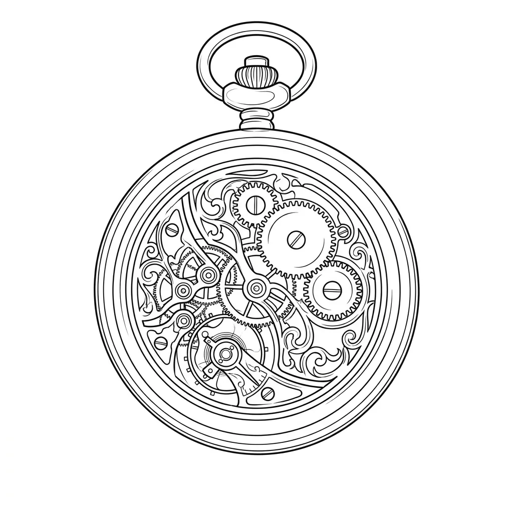 Create Black and White Line Art — Plate II