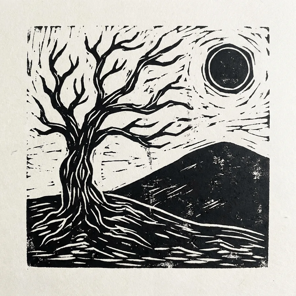 Create Linocut Print — Plate II
