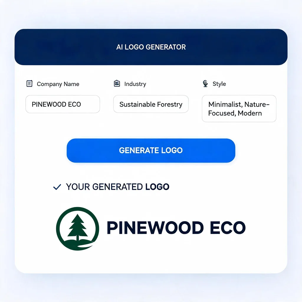 AI Logo Generator — Plate I