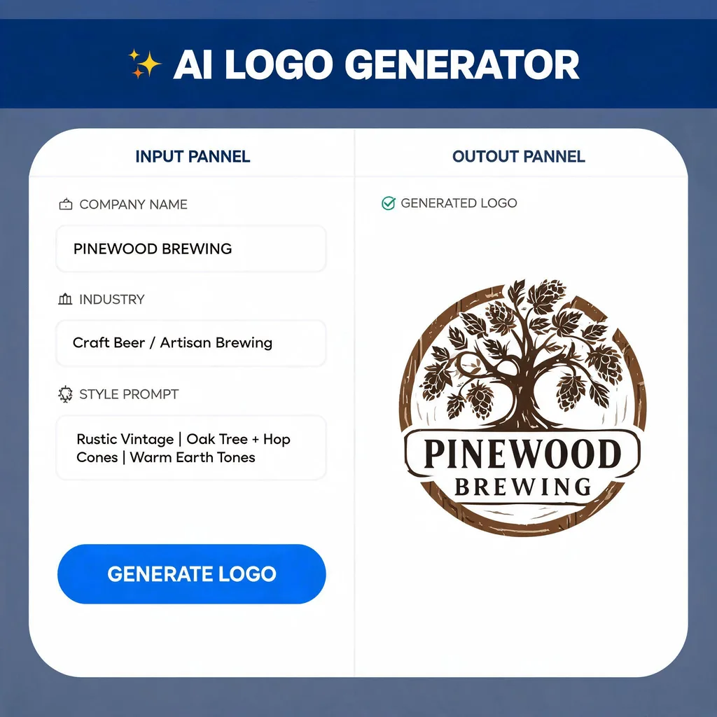 AI Logo Generator — Plate II