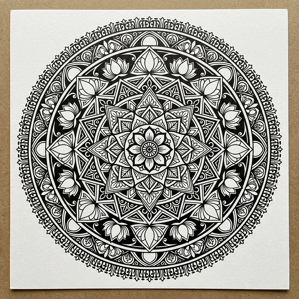 Create Mandala Pattern — Plate I