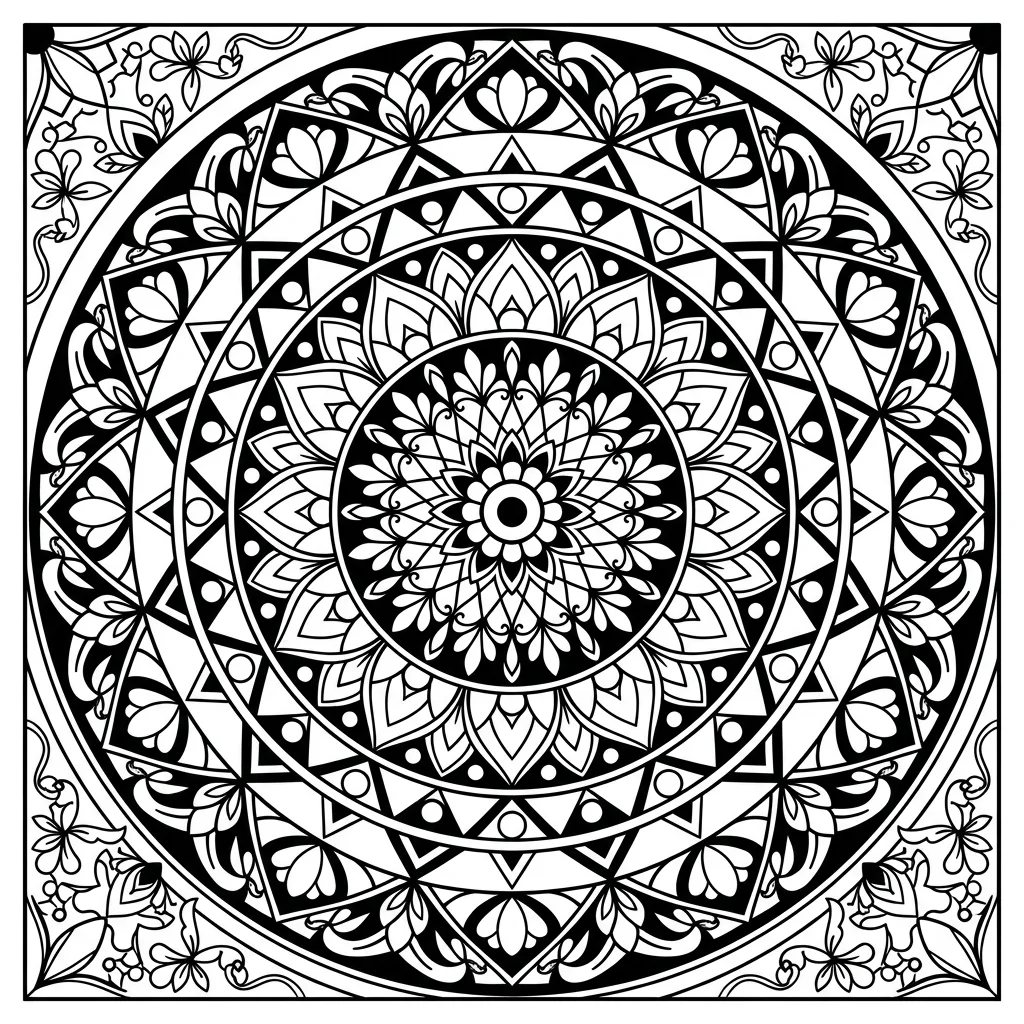 Create Mandala Pattern — Plate II