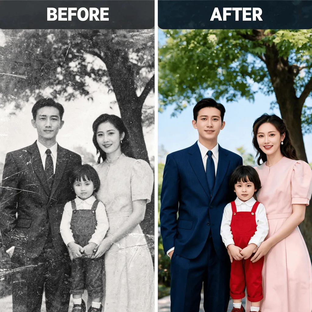 轉換前