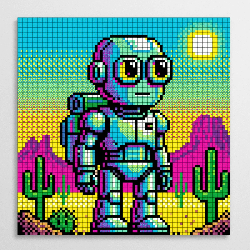 Create Pixel Art — Plate I
