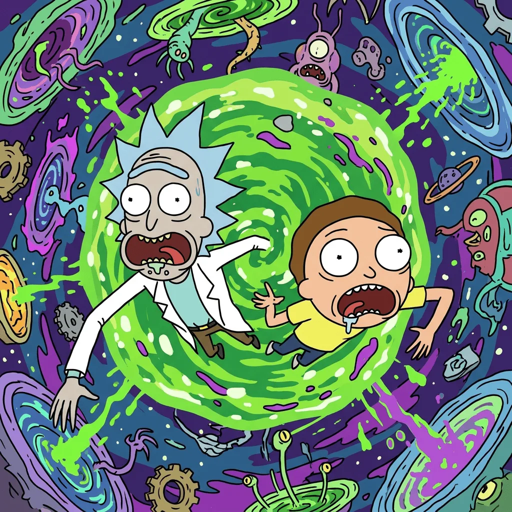 Create Rick and Morty Style Image — Plate II