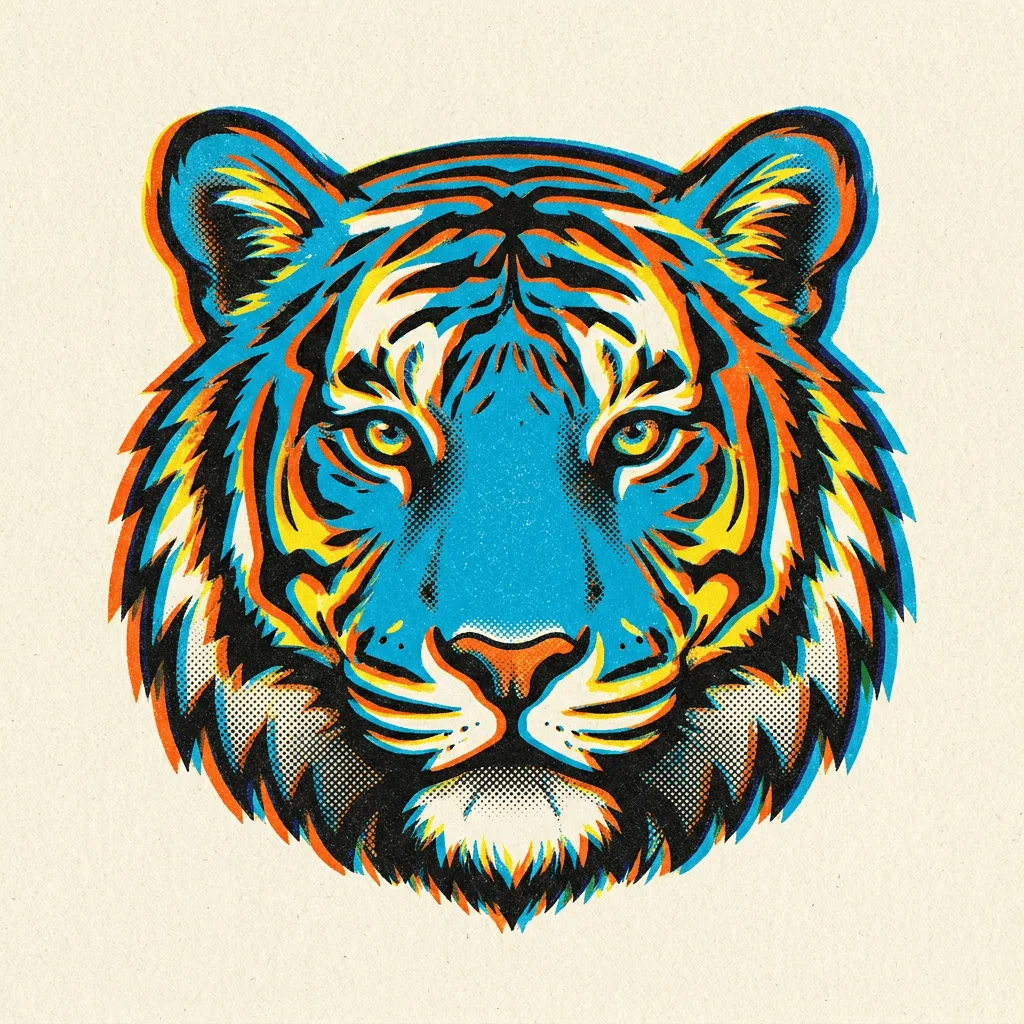 Create Screenprint Style Image — Plate II
