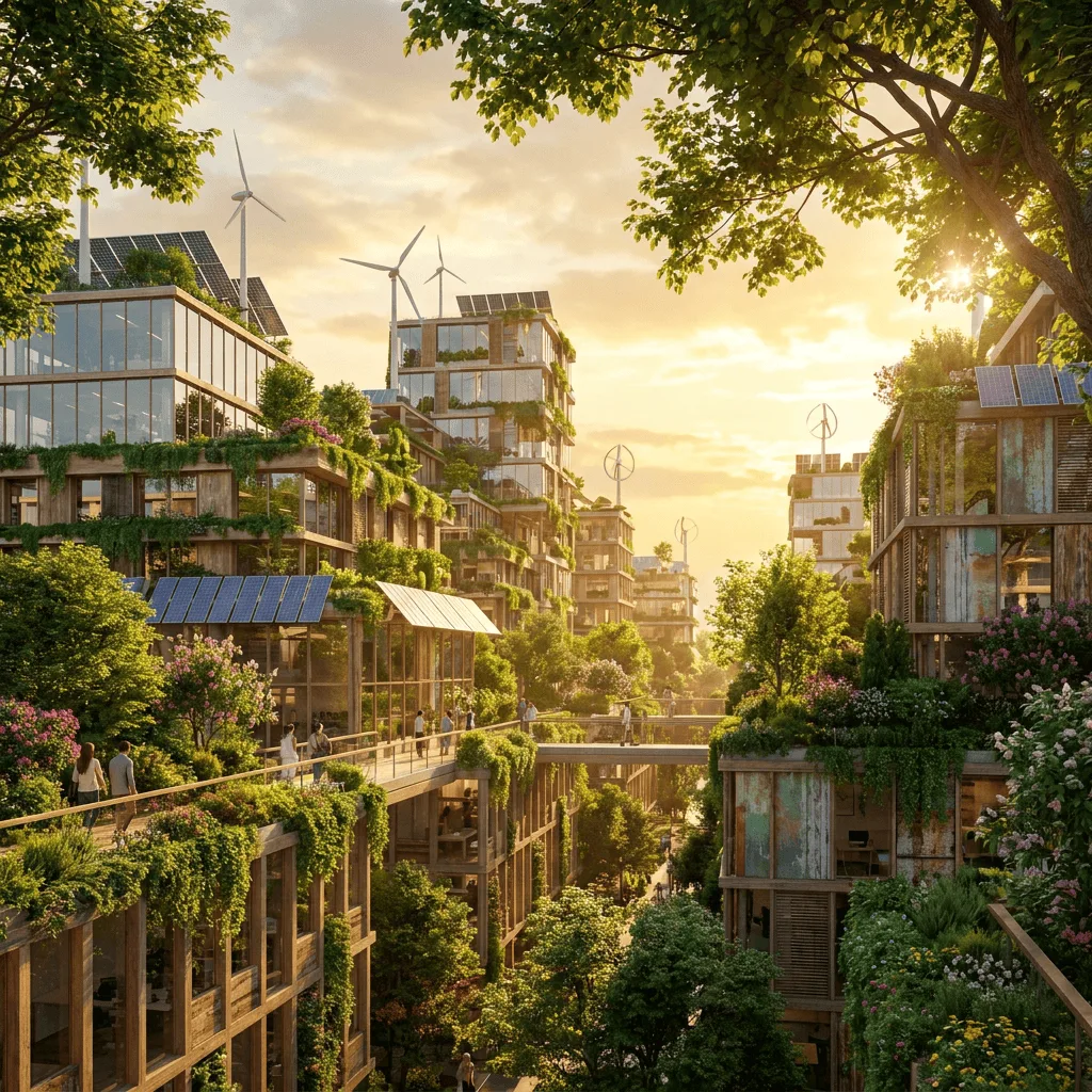 Create Solarpunk Concept Art — Plate I