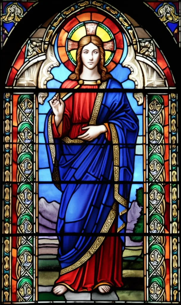 Create Stained Glass Window — Plate I