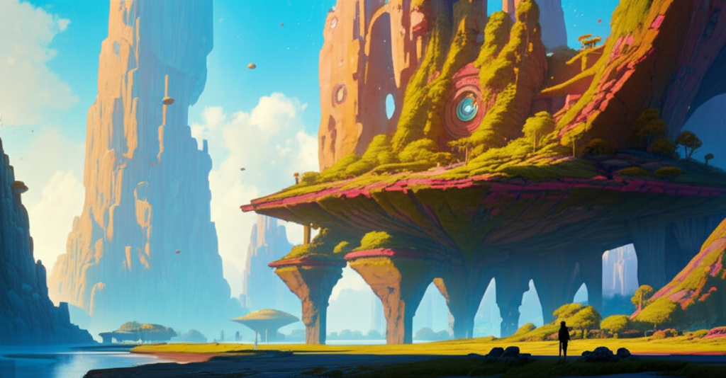 Stephan Martiniere Style AI Concept Art Generator