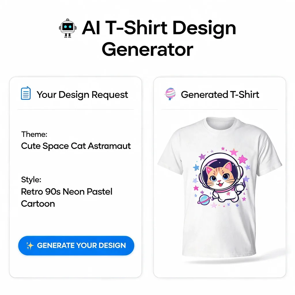 AI T-shirt Design Generator — Plate II