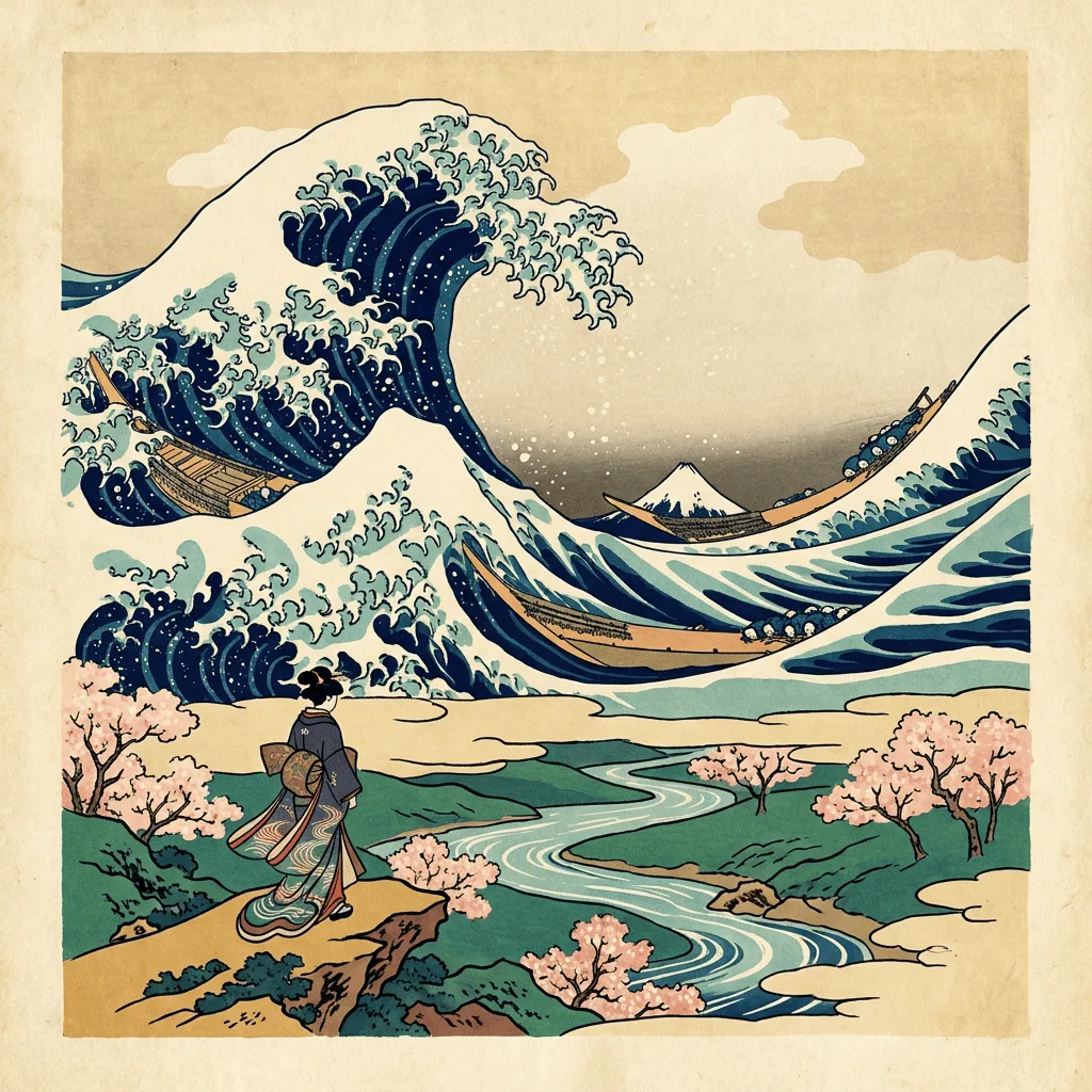 Create Ukiyo-e Print — Plate I