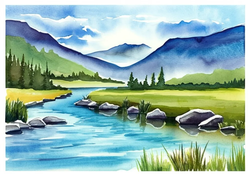 Create Watercolor Painting — Plate I