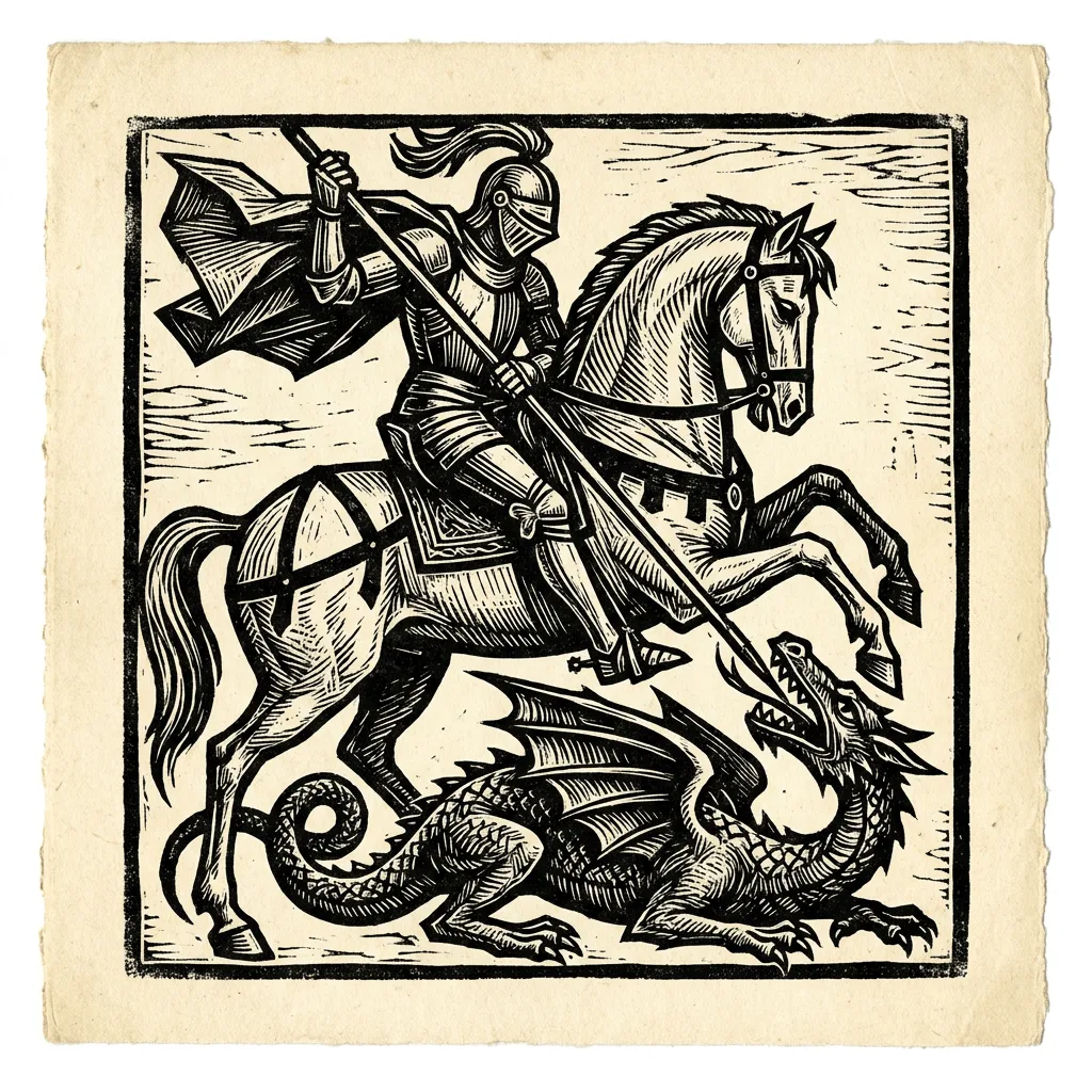Create Woodcut Print — Plate II